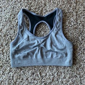 Reversible aerie sports bra - black/gray Small